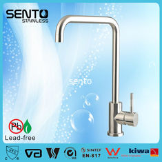 China SENTO Cheap stainless steel Kitchen sink faucet manufacture factory,CUPC Certificated supplier