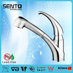 China Sento Stainless Steel Good quality single handle pull out water faucet supplier