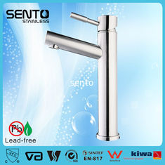China Sento new design stainless steel bathroom basin faucet patented faucet supplier