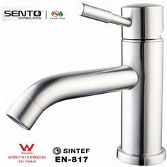 China SENTO deck mounted bathroom sink faucet with watermark supplier