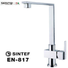 China Single handle stainless steel water kitchen faucet supplier