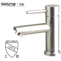 China American Style Single Lever SUS Basin Faucet With CUPC Steel 304/316 Material supplier