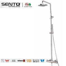 China SENTO thermostatic rain shower column set for bathroom supplier