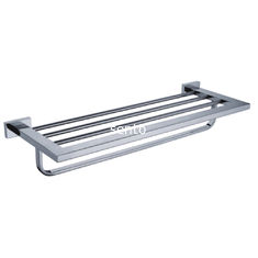 China Good Design Classic Square Style Wall Mounted Stainless steel Bathroom Towel Rack supplier