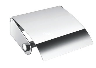 China Stainless Steel Mini Roll Toilet Paper Dispenser Tissue Dispenser with cover for bathroom using supplier