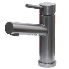 China Ss304 Gunmetal Basin Tap Steel 316 Lavatory Watermark Faucet stainless grey color vanity mixer supplier