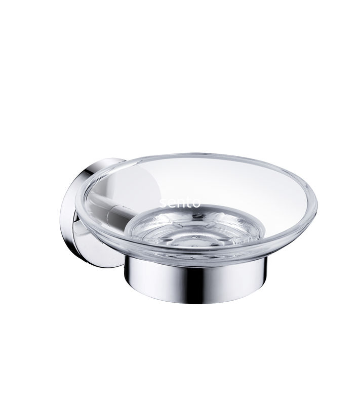 Stainless Steel Shopping Round Design Bathroom Accessories Wall Mount Soap Holder