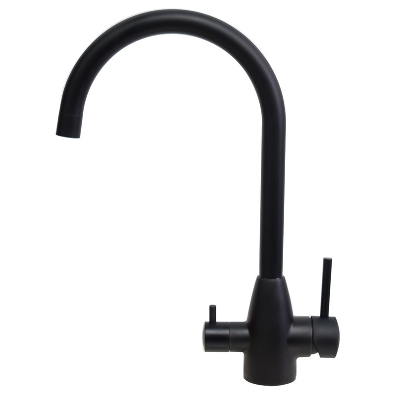 Black Stainless Steel Material Double Handle Drinking Filtered
