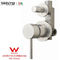 steel body brushed finish shower mixer with watermark supplier