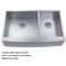 Stainless steel Double Bowl One Piece Kitchen Sink and Countertop sink supplier