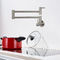 Lead Free Wall mounted 304/316 Stainless Steel Folding Pot Filler Mixer Kitchen Faucet Tap supplier