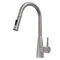 304/316 Stainless Steel Satin Finished Kitchen Faucet With Pull Down Out supplier