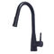 Steel 304/316 Material 2 Way CUPC Black Pull Down Kitchen Faucet Water Tap Kitchen Mixer Faucet With Spray supplier