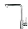 gooseneck Acciaio inossidabile kitchen sink mixer lead free cucina rubinetto tap steel faucet for kitchen sink supplier