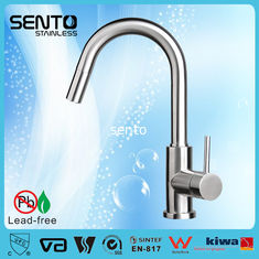 China Modern home used faucet single handle pull out kitchen mixer supplier