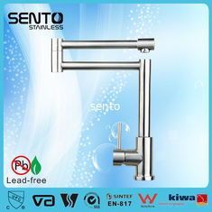 China SENTO round style kitchen sink faucet with stainless steel WATERMARK kitchen sink faucet supplier