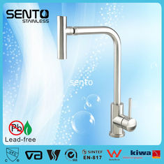 China SENTO Unique design stainless steel kitchen mixer with single lever supplier