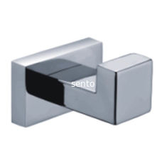 China Stainless steel material Square design satin Finished washing room durable cloth robe hook supplier