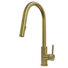 China Stainless steel 304 Luxury Gold color middle east market kitchen mixer faucet tap with brass color supplier