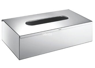 China Stainless Steel Type Of Paper Dispenser On Desk Satin finish nakin holder paper tissue dispenser table top supplier
