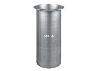 China Round design Stainless steel brush finished mini desktop bathroom trash can/table dustbin/ waste bin without cover supplier