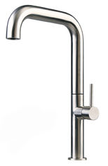 China Cheap Polished Brushed 1 Handle Control Faucet For Basin Sink Faucet  Switch Laboratory Water Tap supplier