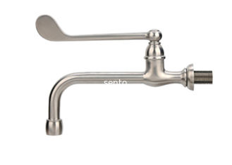 China Stainless Steel 304 Material Medical Faucet Long Handle Hospital Faucet Spout supplier