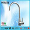 Single lever stainless steel kitchen mixer with long spout supplier