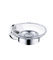 Stainless steel shopping round design bathroom accessories wall mount soap holder supplier