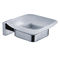 Modern Square Shape Solid Stainless steel satin Shower Soap Dish Holder supplier
