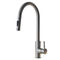 Steel 304/316 material Kitchen Faucet Satin Deck Mount Single Handle Water tap stainless steel kitchen faucet supplier