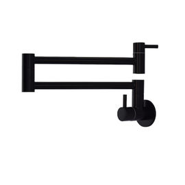 Newest Wall Mounted Pot Filler Water Tap Stainless Steel 304/316 Material Kitchen Sink Faucet supplier