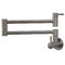 Stainless Steel 304/316 Brushed Wall Mount Pot Filler Fold Swivel Mixer Two Handle Kitchen Faucet supplier