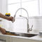 Stainless Steel 304/316 Polished Sink Faucet Kitchen White Flexible Hose For Kitchen Faucet supplier
