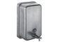 Inox material Washroom Hub Brushed Stainless Steel Soap Dispenser 1000ml  Vertical Dispenser supplier