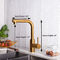 316 Marine grade stainless steel faucet 304 brass color kitchen pull out tap supplier